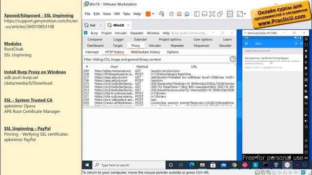 Модуль SSL Unpinning в EdXposed смотреть онлайн
