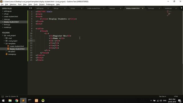 Django Tamil Tutorial - Part 2 [2019] | Django - Xampp Connect & CRUD Operations #django_crud_tamil смотреть онлайн