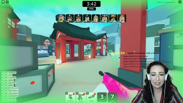 *671 Tags* with the DARK MATTER GUN! | Roblox Big Paintball смотреть онлайн