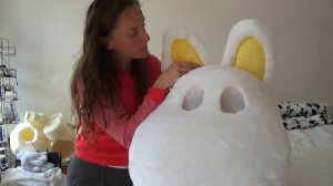 Как сшить ростовую куклу Муми-Троль | Пошив ростовых кукол