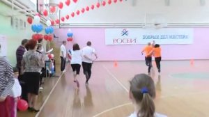 Эстафета Мама Папа я спортивная семья