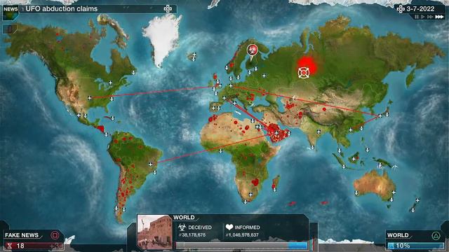 Plague Inc. Evolved (PS4) Official Scenarios. Fake News Normal (Walkthrough) 3 Biohazards смотреть онлайн