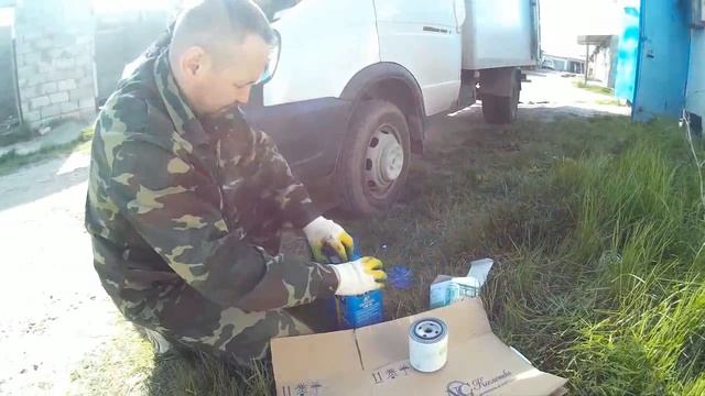 Замена масла и масляного фильтра подробно на Газели смотреть онлайн