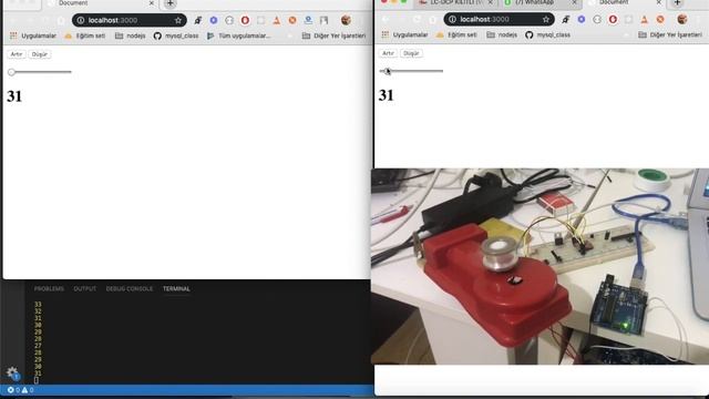 Fırçasız motor web kontrol Arduino Uno Node js смотреть онлайн