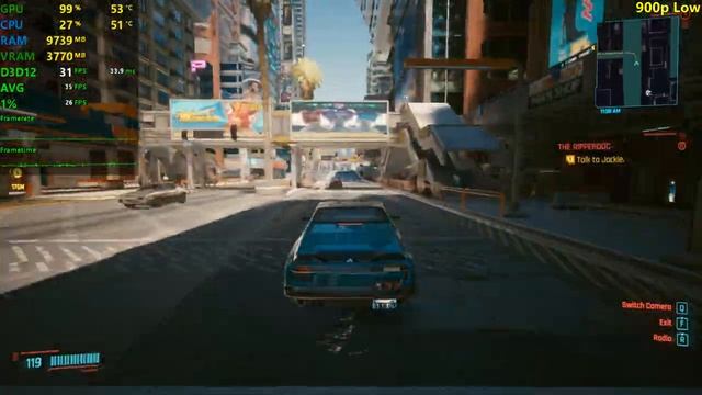 GTX 1050 Ti | Cyberpunk 2077 - 1080p, 900p, 720p - It Runs! смотреть онлайн