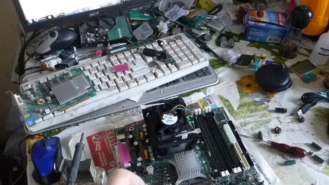 Лёгкий ремонт материнки intel 865 gbf. смотреть онлайн
