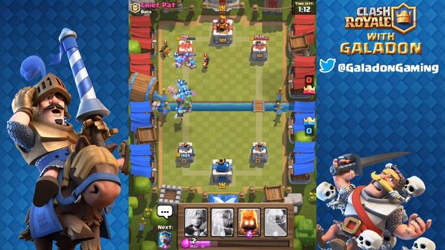 Chief Pat's ULTIMATE Rocket Moves! Clash Royale Bats Draft Challenge! смотреть онлайн