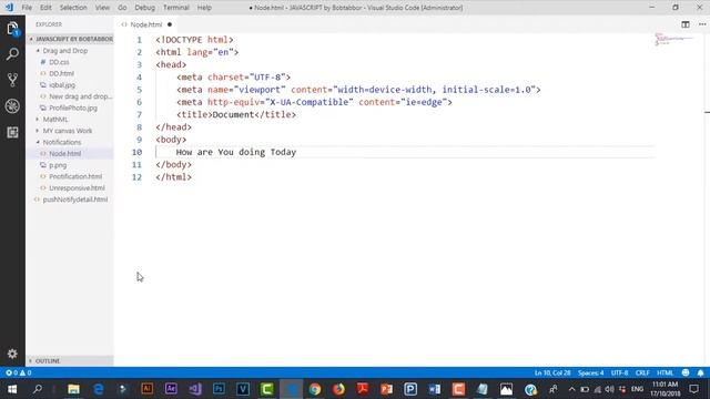 How To setup a local server in Node | latest |2018 | YouTube смотреть онлайн