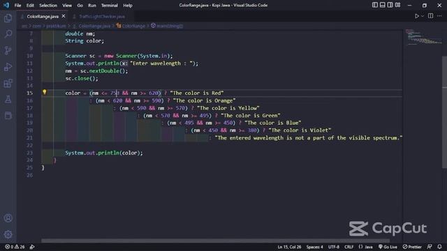Color Range & traffic Light Checker PBO Java смотреть онлайн
