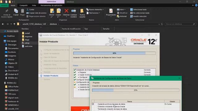 Guía de instalación de oracle 12c en Windows 10 Pro смотреть онлайн