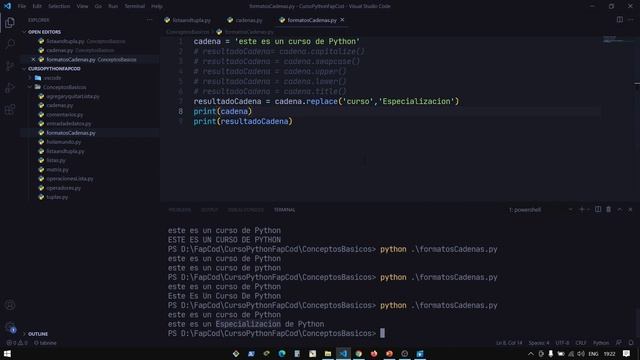 ✔Formato de Cadenas 14|| Curso de PYTHON desde cero 2021 смотреть онлайн