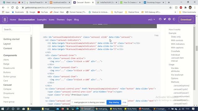 Session 11 Bootstrap Dropdown and Slider смотреть онлайн