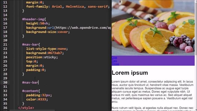 CSS - Fixed / Sticky Header on scroll смотреть онлайн