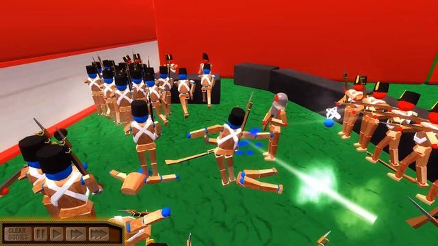 Can Toy Soldiers Cross the Bridge Defense? - Wooden Battles Simulator смотреть онлайн