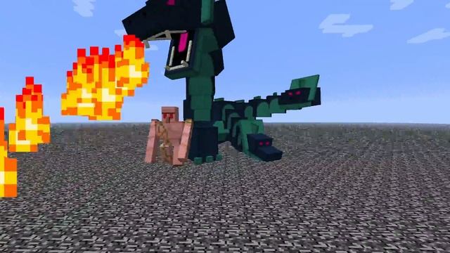 Hydra vs Exterminator Prototype (Minecraft Mob Battle Java Edition 1.6.4) смотреть онлайн