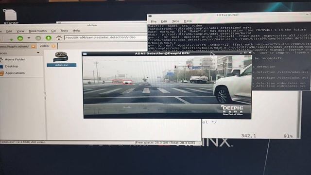 Xilinx DNNDK Ultra96 ADAS Example смотреть онлайн