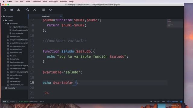 22.- Curso PHP 7 - Funciones variables y anonimas смотреть онлайн