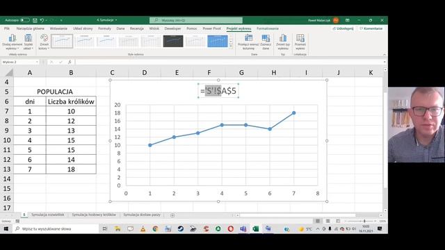 Symulacje w arkuszu kalkulacyjnych (etykiety dynamiczne)- część I смотреть онлайн