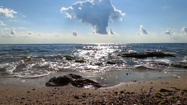 Шум моря. Шум волн. Энергия моря. Морской прибой.#море #морскойприбой #энергия #шумволн  #берегморя