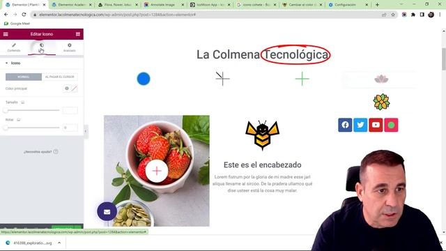 Cambiar el color de iconos SVG en Elementor смотреть онлайн