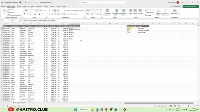 Acelerador de carreira com Excel l AULA 1 смотреть онлайн