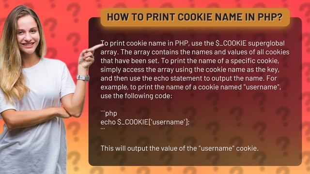 How to print cookie name in PHP? смотреть онлайн