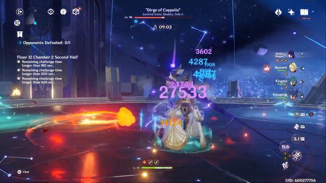 Genshin Impact | 4.1 Spiral Abyss Floor 12 | Nahida Spread/Raiden National смотреть онлайн