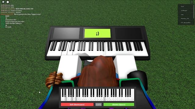 Rush E On Roblox Piano смотреть онлайн