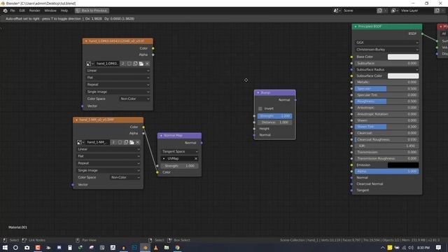 Adding Normal and Bump Maps in Blender 2.80 смотреть онлайн