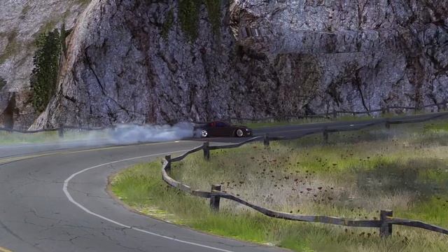 Nissan Silvia S14 Canyon Run - Euphoria Hillside Park - Uphill drifting смотреть онлайн