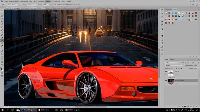 FERARI F355 1994 Virtual Tuning Photoshop by Vi Art смотреть онлайн