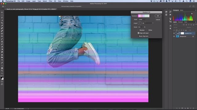 3 Creative Ways to use NOISE Gradients in Photoshop CC (How to / Tutorial) смотреть онлайн