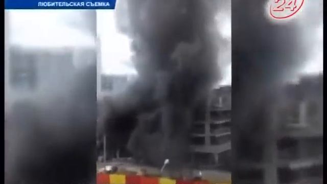 Возгорание на стройке «Санрайз Сити» смотреть онлайн