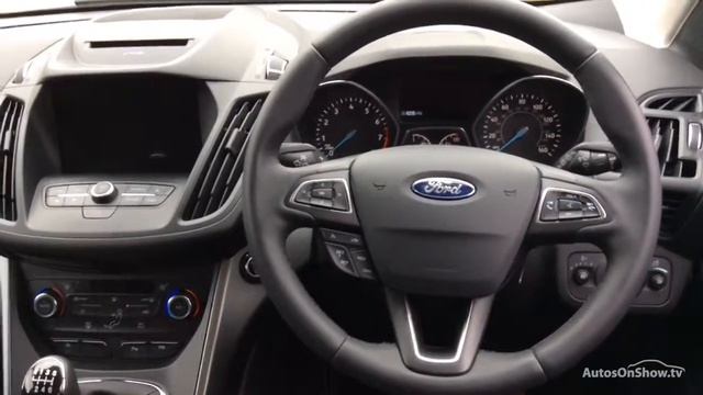 FORD KUGA ST-LINE WHITE 2016 смотреть онлайн
