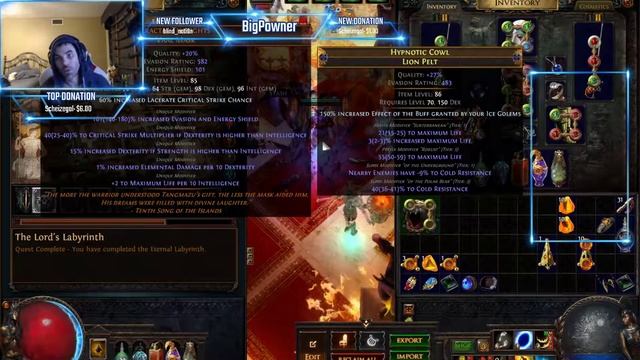 How to fossil craft Negative cold resistance + dual stat health helm (instructional walk through) смотреть онлайн