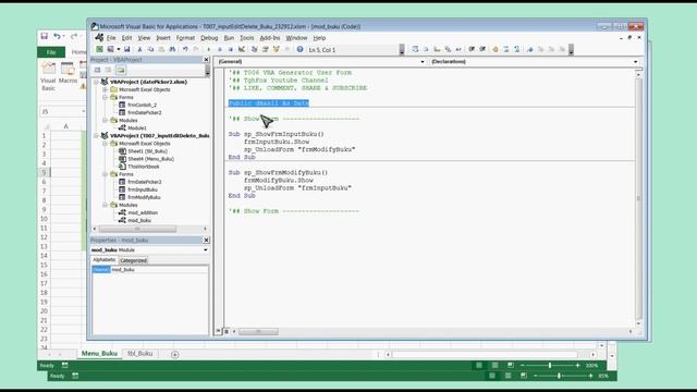 Excel - Menambahkan Date Picker pada userform смотреть онлайн