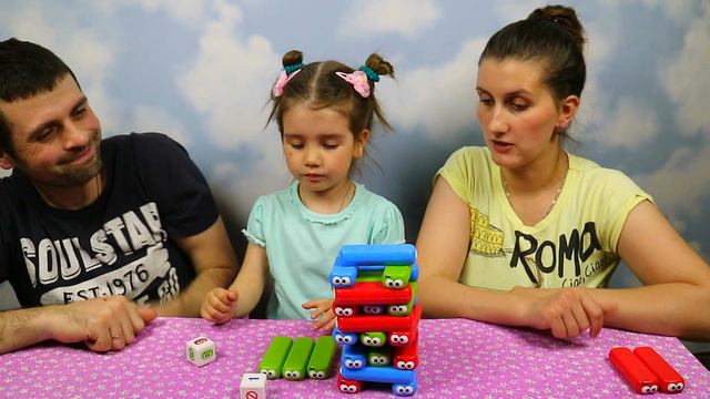 ✪ДЖЕНГА ЧЕЛЛЕНДЖ НОВАЯ ИГРА ДЛЯ ДЕТОК//JENGA CHALLENGE NEW GAME FOR KIDS смотреть онлайн