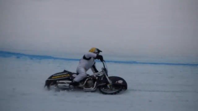 4 марта. КЧР по мотогонкам на льду. 2 (23) заезд. HDV смотреть онлайн