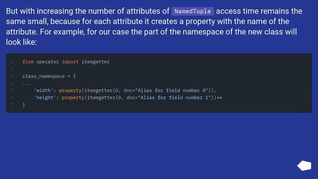 Data Classes vs typing.NamedTuple primary use cases смотреть онлайн