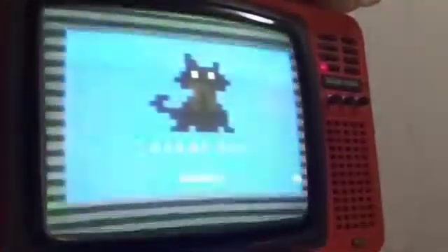 Loading "Alley Cat" game from a cassette recorder on IBM PC смотреть онлайн
