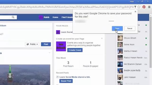 How to Make Google Chrome Browser Ask to Save Password For This Site From Computer FB Tips 9 смотреть онлайн