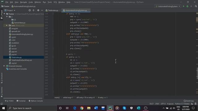 Python Project: Automated Voting System смотреть онлайн