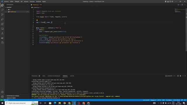 python - COMO CRIAR UM CHATBOT COM WHATSAPP DIALOGFLOW E APLICATIVO GRATUITO смотреть онлайн