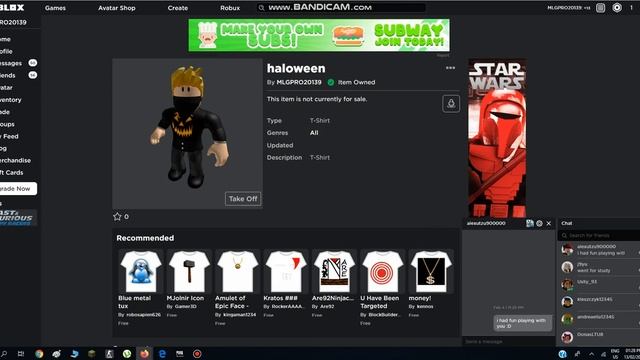Free Haloween T shirt Roblox смотреть онлайн