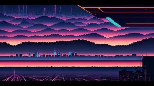 80s Synthwave Retro  Wave