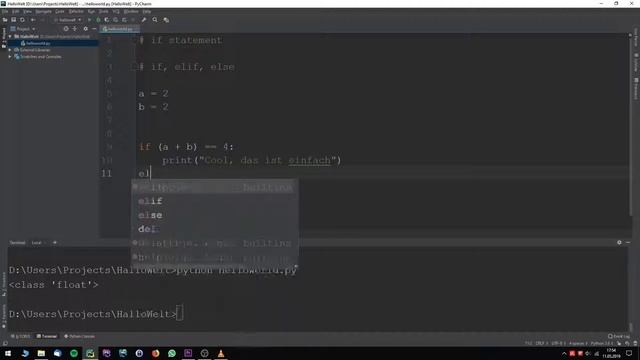 Python 3 Basics für Anfänger - Tutorial 3 - IF & ELIF & ELSE смотреть онлайн