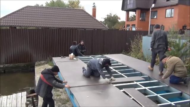 Понтон под баню смотреть онлайн