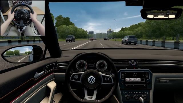 City Car Driving - 2015 Volkswagen Passat B8 Sedan [Steering Wheel Gameplay]