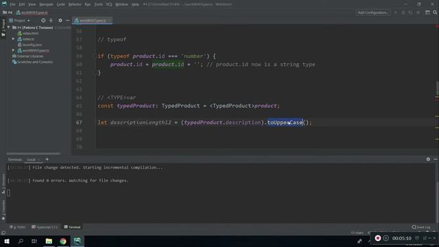 Опреации над типами. TypeScript. Union. Intersection смотреть онлайн