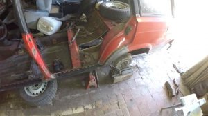 замена заднего лонжерона.ваз